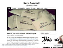 Tablet Screenshot of kevinsampsell.com